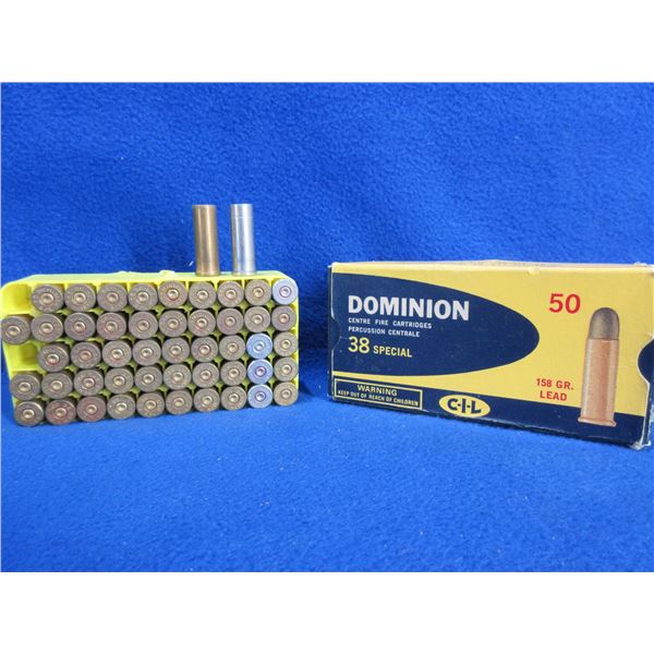 Brass Only - 38 Spl Unprimed - Collector Box of 50