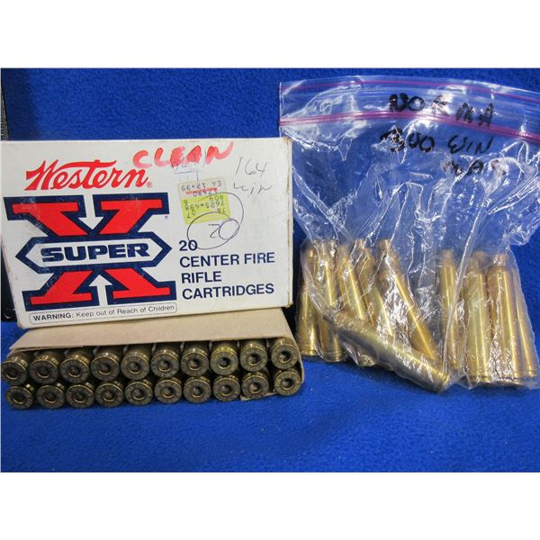 Brass Only - 300 Win. Mag Unprimed  - Box of 20, Bag of 14