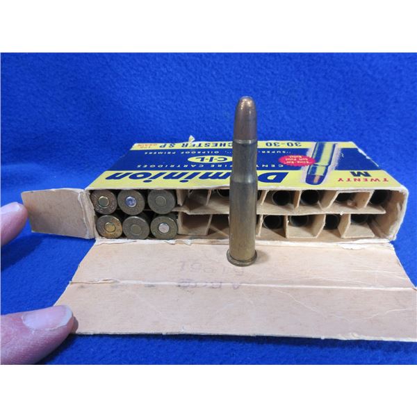 30-30 Win. Possible Reloads - Box of 7 + 11 Brass