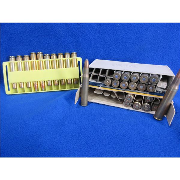 30-06 Reloads - Box of 12, Box of 7, Box of 2 + 8 Brass