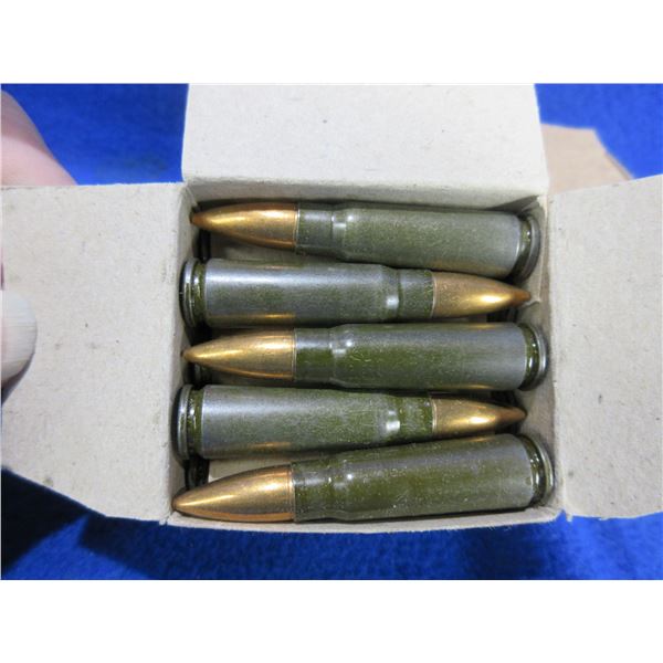7.62X39 FMJ Military Cartridges - 4 Boxes of 20