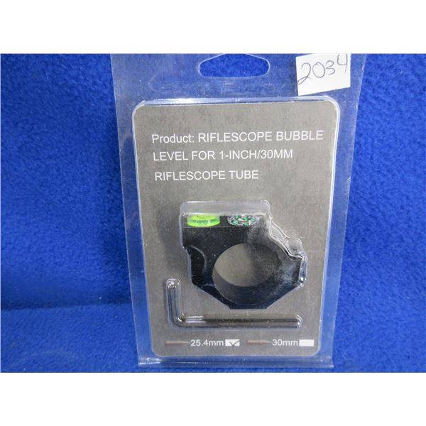 NEW - 25.4MM Riflescope Bubble Level with Compass