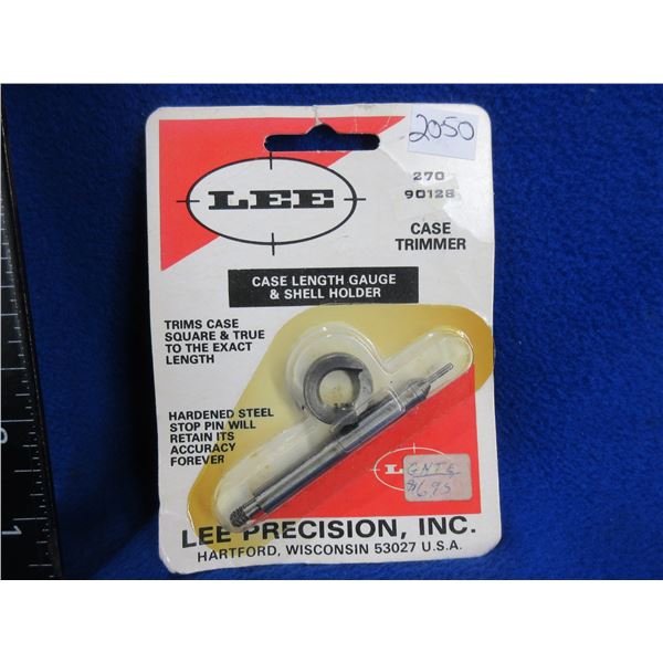 NEW - Lee 270 Win. Case Length Gauge and Shell Holder