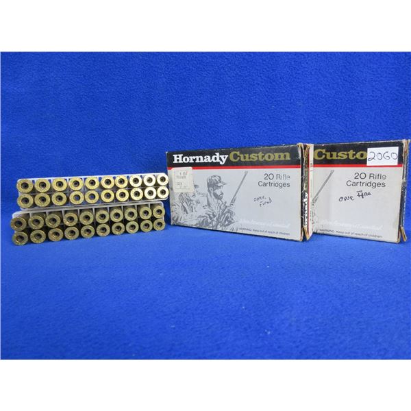 Brass Only - 220 Swift 1x Fired Frontier Headstamp