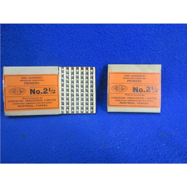 Collector Primers - CIL No. 2 1/2 Large Pistol & Rifle Primers