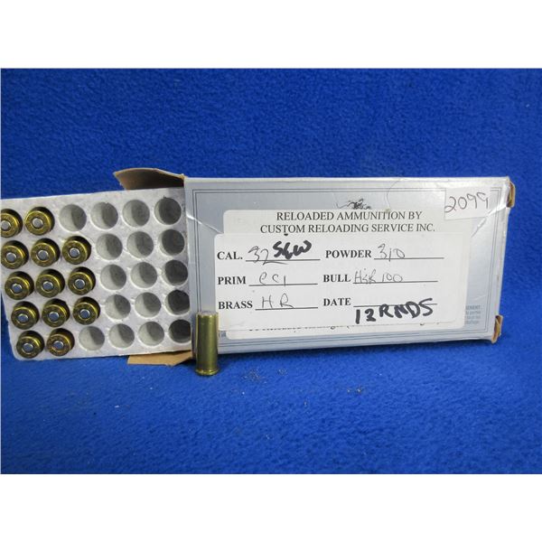 38 S&W Reloads - Box of 14 - Sold as Components