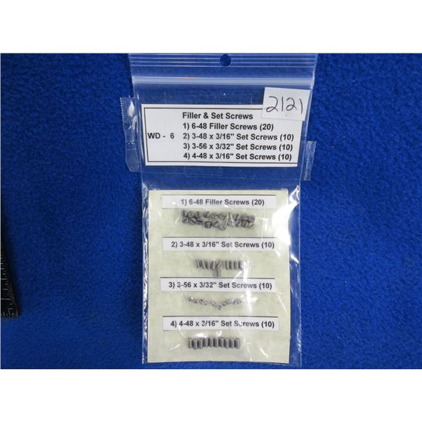 Lot of 50 - Filler and Set Screws