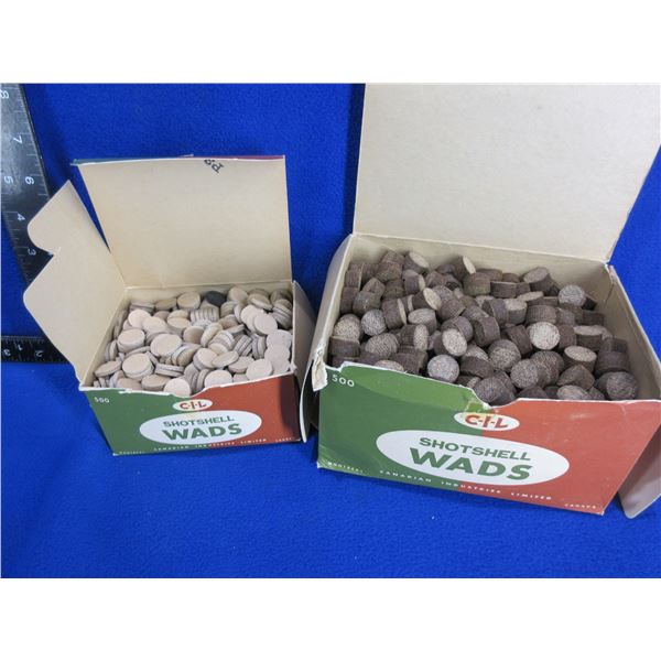 16 Gauge Shotshell Wads - 2 Boxes of 500