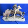 Image 4 : 2 Statues - Cowboy with Saddle, Buffalo Hunt - PICKUP ONLY