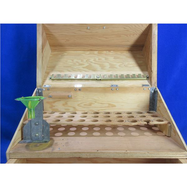 Shooter's Wood Reloading Box - 17 1/2
