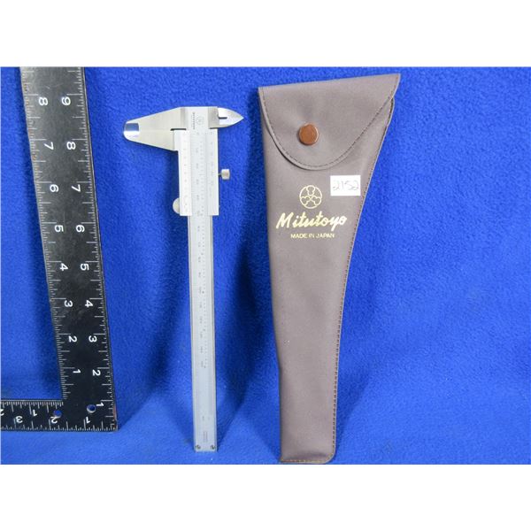 Mitutoyo 6" Vernier Caliper with Soft Plastic Case