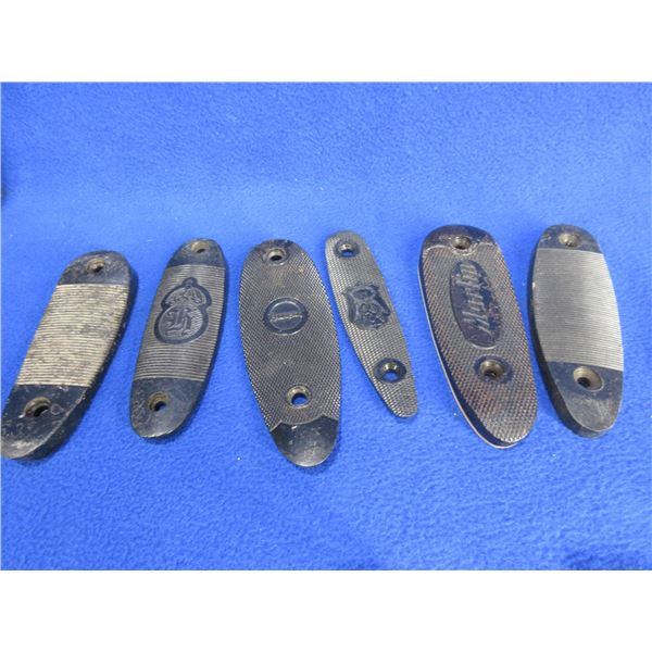 Lot of 6 Butt Plates