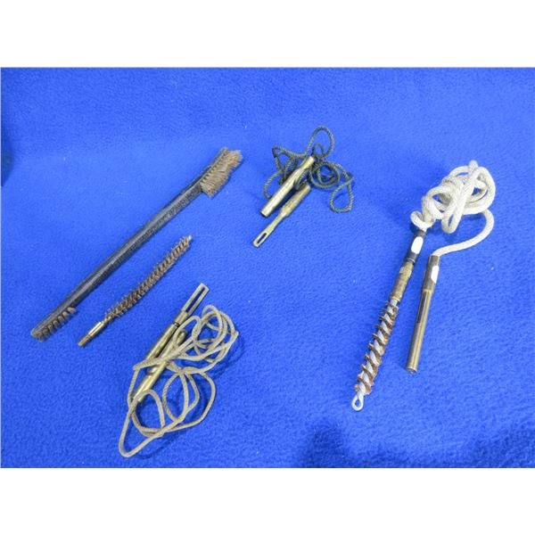 3 Pull Throughs and 3 Cleaning Brushes