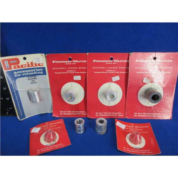 Lot of Misc. Shotshell Charge Bushings, Wad Guide Fingers