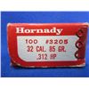 Image 1 : 32 Cal. .312" 85gr HP Hornady Bullets - Sealed Box of 100