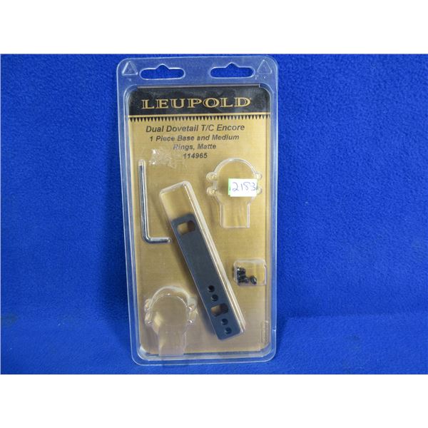 Leupold Dual Dovetail T/C Encore 1 Piece Base