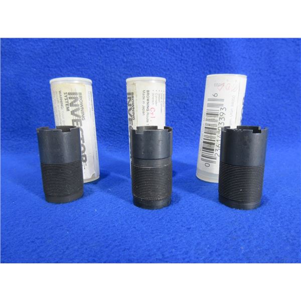 3 - 12 Gauge Browning Invector Chokes - Full, Cyl, Mod