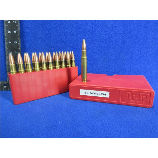 35 Whelen Reloads - MTM Case of 20 - Sold as Components