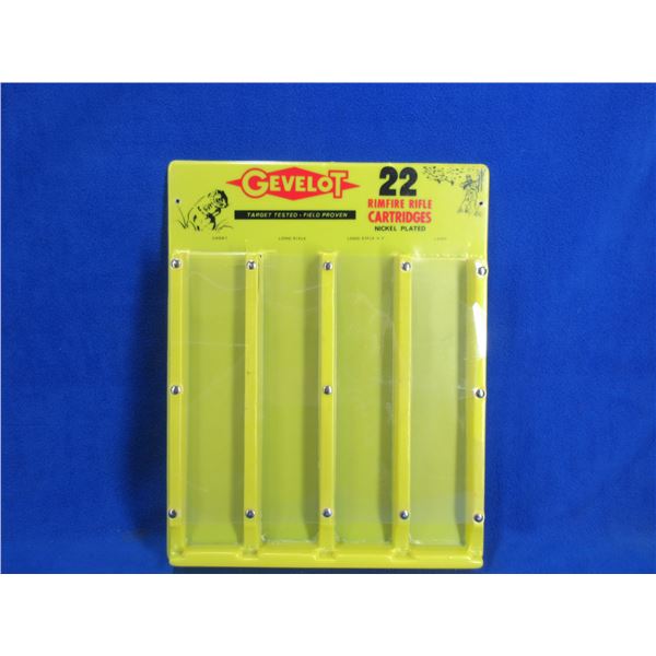 Gevelot Retail Display Case - 22 Rimfire Rifle Cartridges