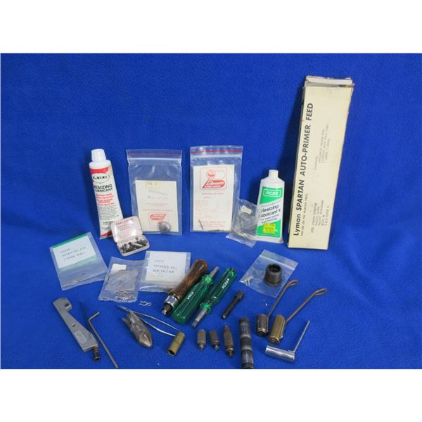 Lot of Misc. - Reloading Parts, Resizing Lube, Deburer