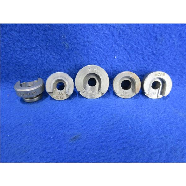 Lot of 5 RCBS Shellholders - #'s 20, 22, 23, 28, 30