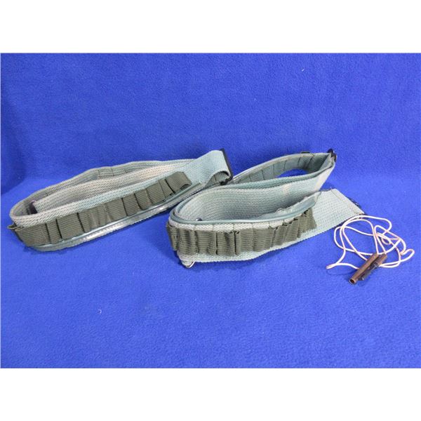 2 Shotshell Ammo Belts and a Pull Through