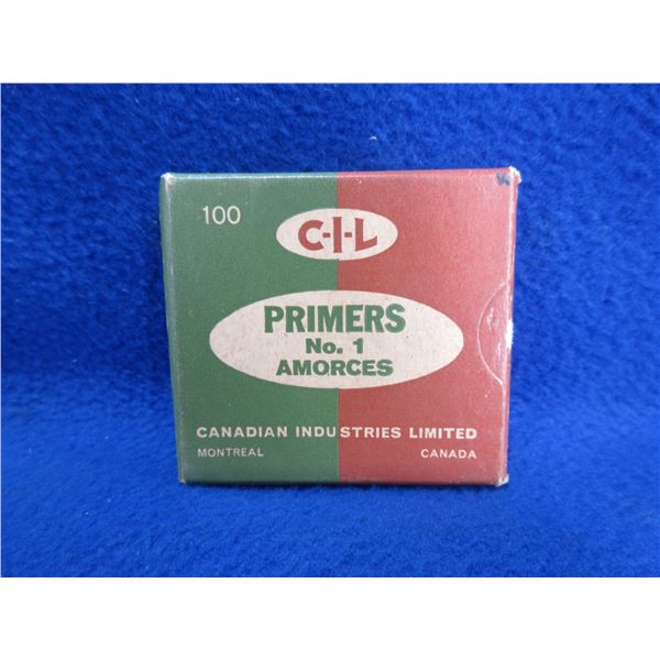 Collector Primers - CIL No. 1 Small Pistol Primers