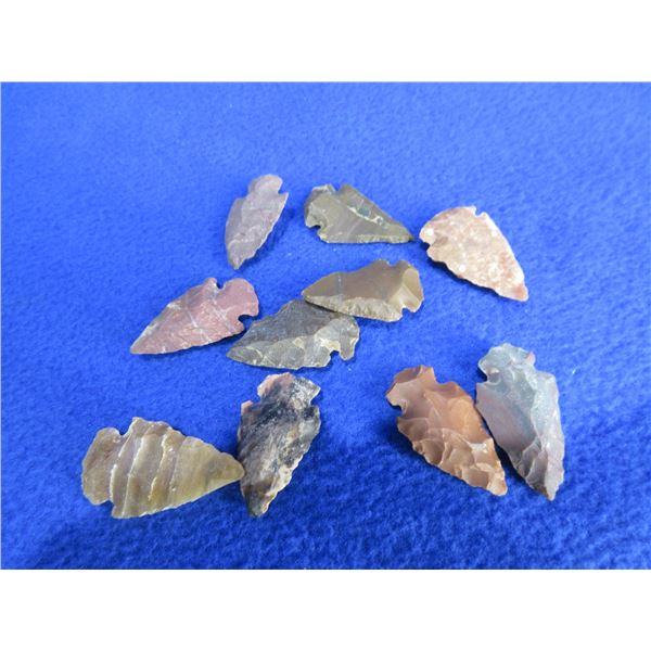 10 Arrowheads - Approx. 3/4" to 1 1/4" Length