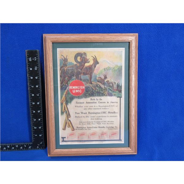 Remington UMC Picture - 10 1/2" x 14"