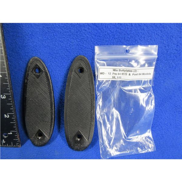 2 Win. Buttplates - Pre 64 M70, Post 64 Models 88, 100