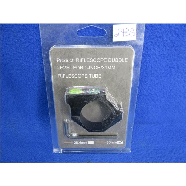 NEW - 30MM Riflescope Bubble Level with Compass