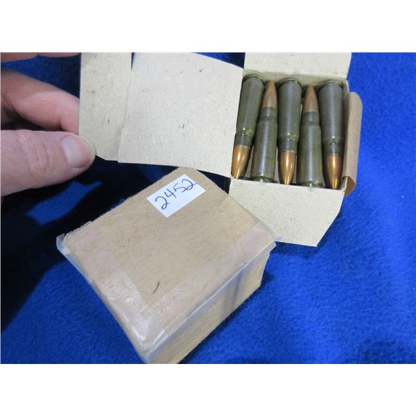 7.62X39 FMJ Military Cartridges - 2 Boxes of 20