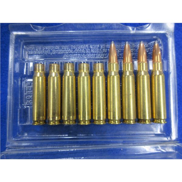 308 Win. 150gr PSP S&W Cartridges - Box of 4 + 5 Brass