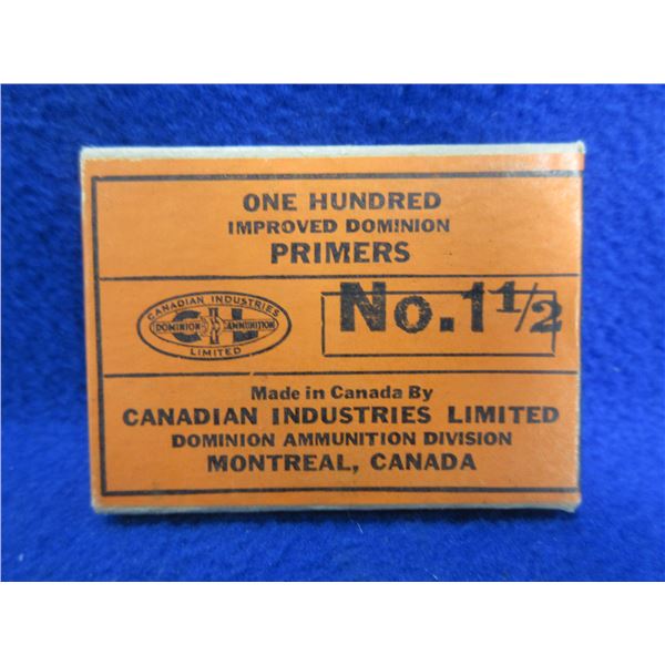 Collector Primers - CIL No. 1 1/2 Small Rifle Primers