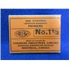 Image 1 : Collector Primers - CIL No. 1 1/2 Small Rifle Primers