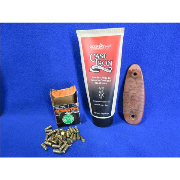 Lot of Misc. - 22 Cal. Power Loads, Cast Iron Conditioner