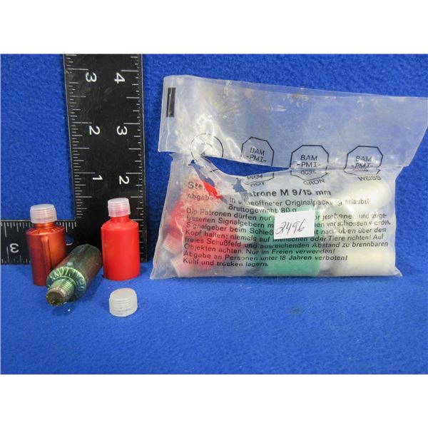 Bag of 11 Rimfire Signal Pen Flares