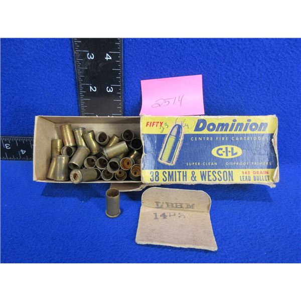 Collector Brass - Dominion 38 Smith & Wesson