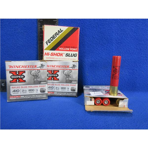 410 Gauge 2 1/2"  Shotshells - 4 Boxes of 5