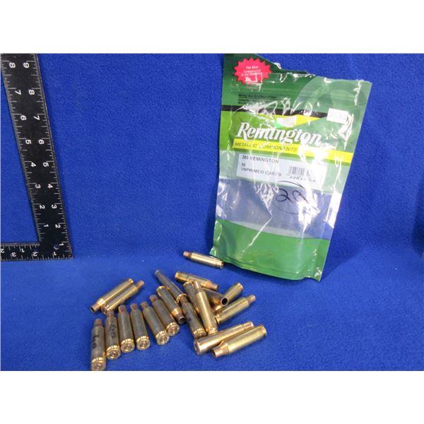 Brass Only - 260 Rem Unprimed - Bag of 20