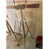 Image 2 : PAIR OF RED CAP METAL WORK STANDS