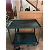 Image 1 : ROLLING METAL SHOP CART (BLUE)