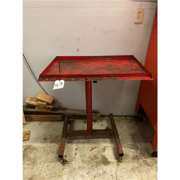 RED METAL MECHANICS ROLLING WORK CART