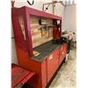 Image 2 : *FL* LARGE METAL ROLLING WORKBENCH WITH LARGE MECHANICS VISE - APPROX. 8FT ACROSS X 6FT