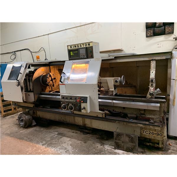 *1ST* *H/S* KINGSTON MODEL CL 650 CNC LATHE  (TC26X90) 1999 1/2 WITH FANUC 20T CONTROL