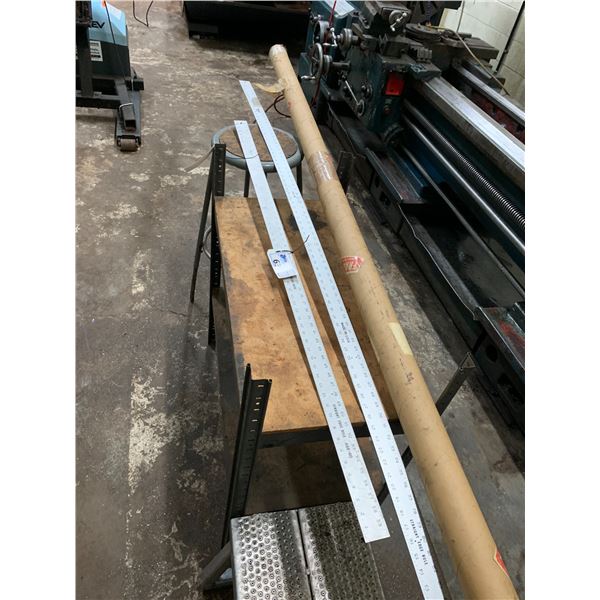 2 LARGE STARRETT MACHINIST SCALES