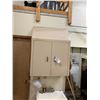 Image 3 : WALL MOUNT BEIGE METAL STORAGE CABINET-APPROX.2 3/4FT X 3 1/2FT X 1FT