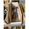 Image 1 : BOX OF MACHINIST TOOLS-ASSORTED REAMERS, COUNTER BORES AND BALL END MILLS