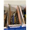 Image 2 : BOX OF MACHINIST TOOLS-ASSORTED END MILLS & TAPS