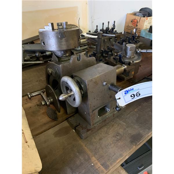 MILLING MACHINE DIVIDING HEAD AND CENTER (NEEDS PLATE WELDED)